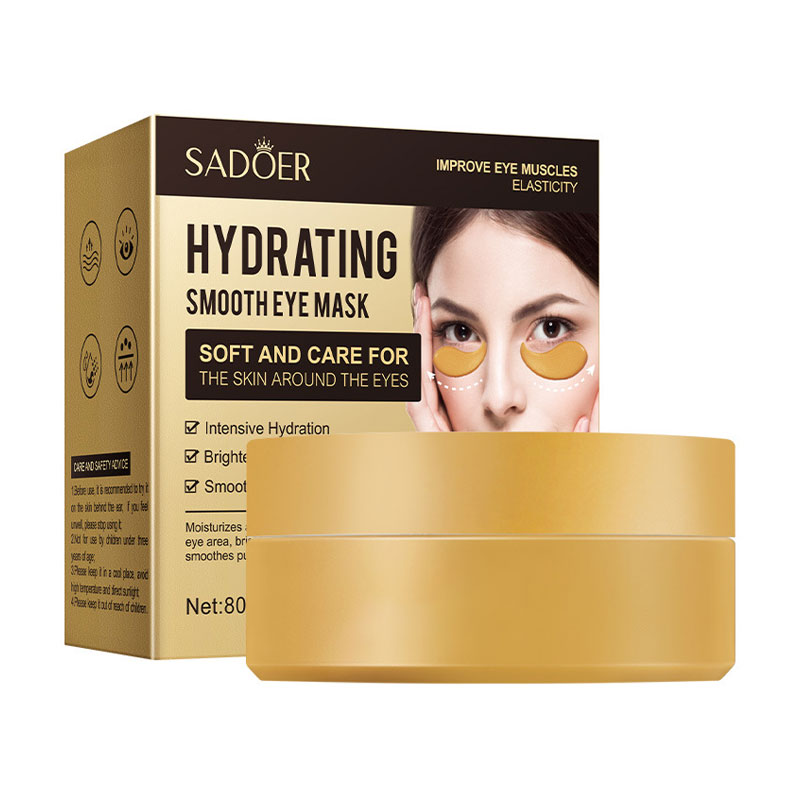 Гідрогелеві патчі для шкіри навколо очей Sadoer Hydrating Smooth Eye Mask для зволоження та живлення, 80 г, 60 шт